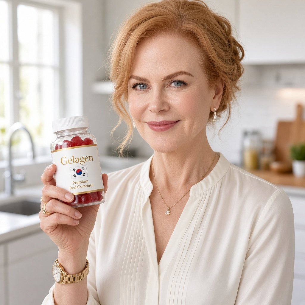 Nicole Kidman holding Gelagen